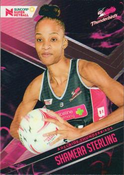 2019 Tap 'N' Play Suncorp Super Netball #11 Shamera Sterling Front